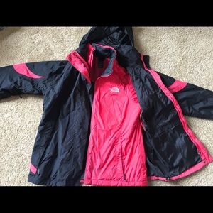 North face winter coat